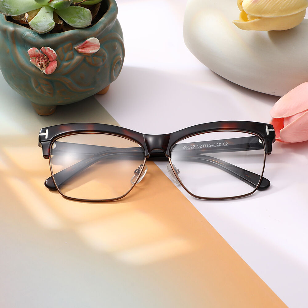 Theresqe Browline Tortoise Glasses