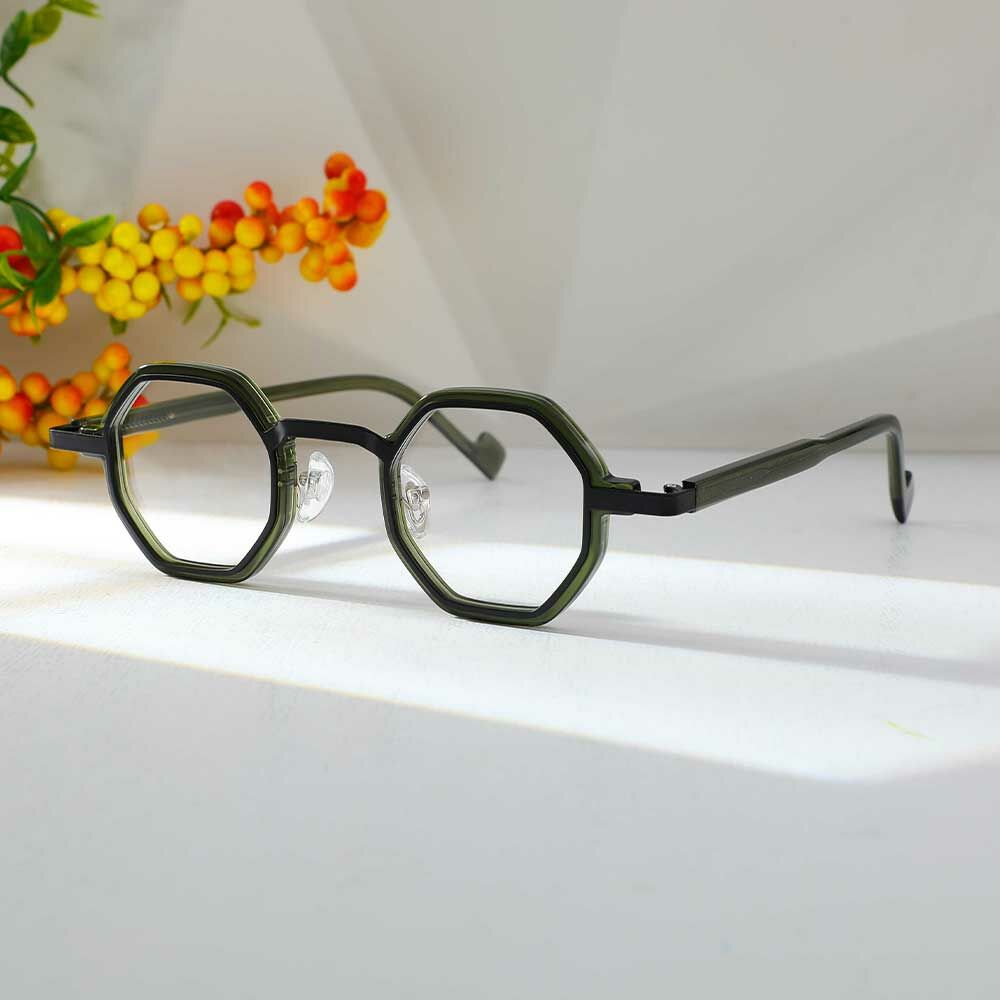 Esther Geometrische Schwarze Brille