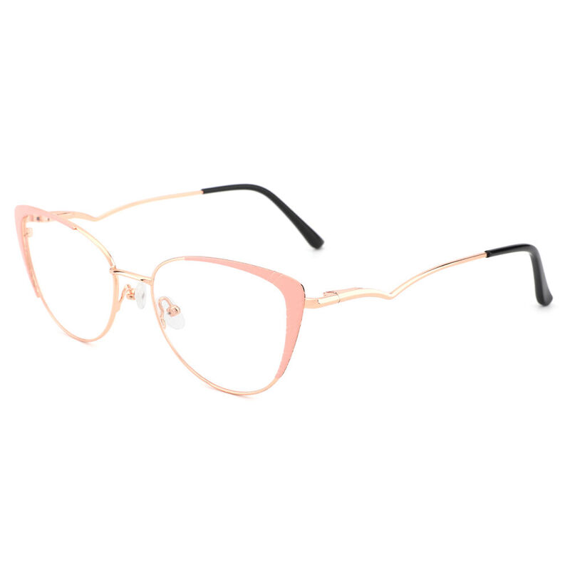 Erica Cat Eye Pink Glasses