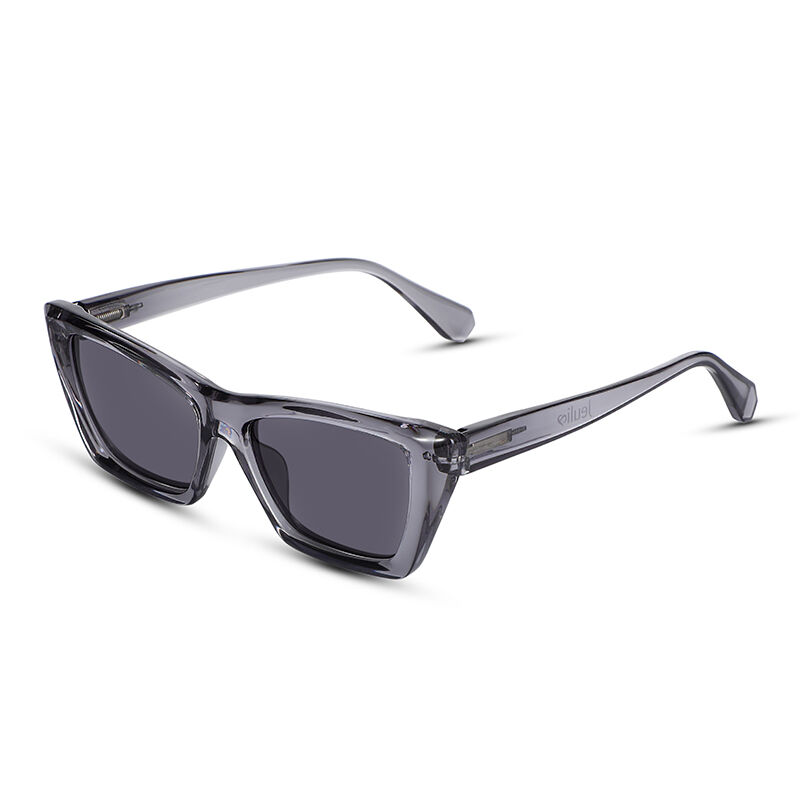 Fashion Hunter Rectangle Grey Sunglasses