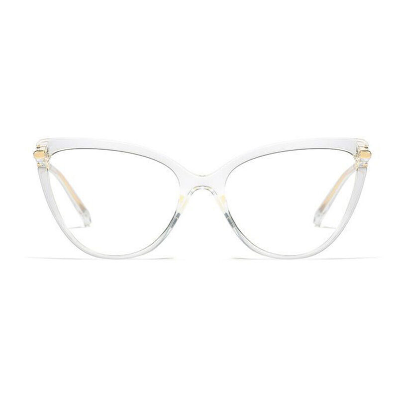 Lyuba Cat-Eye Clear Glasses - Aoolia.com