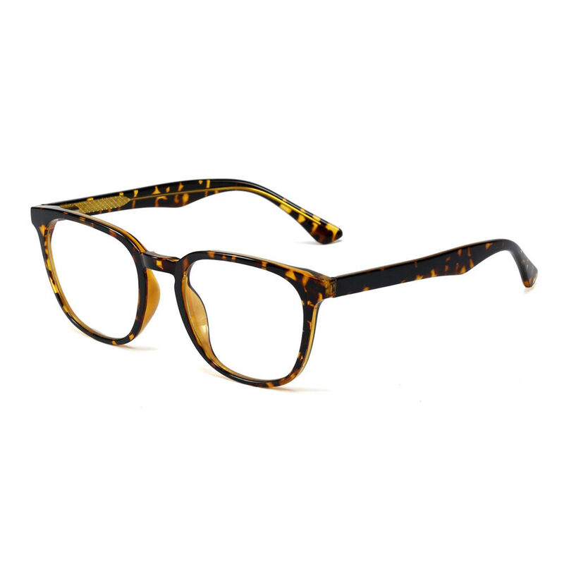 Abena Rectangle Leopard Glasses