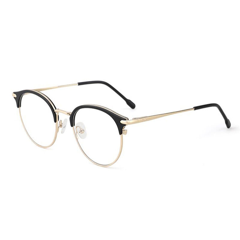 Darren Round Black Glasses