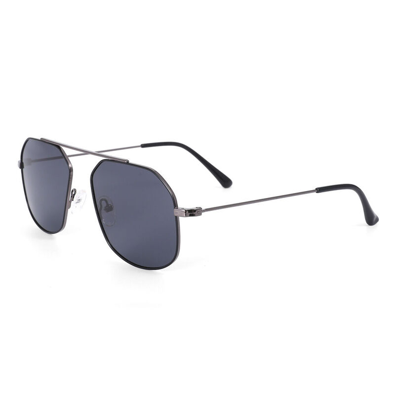 Taylor Pilote Schwarze Sonnenbrille