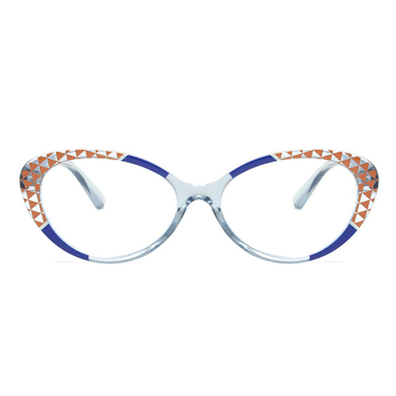 Raey Cat Eye Blue Glasses