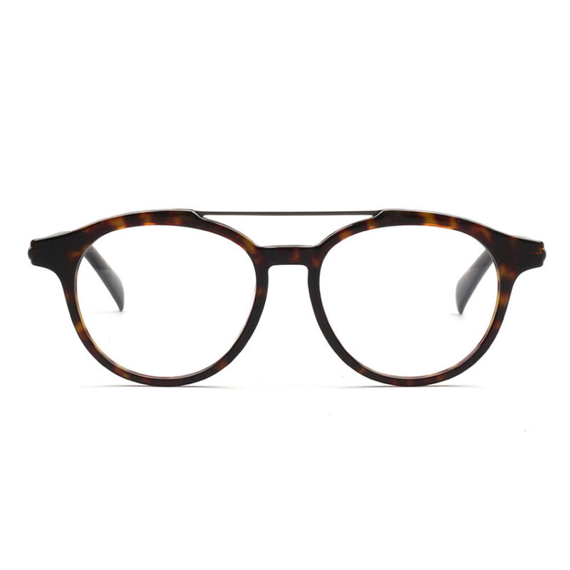 Sainsb Aviator Tortoise Glasses
