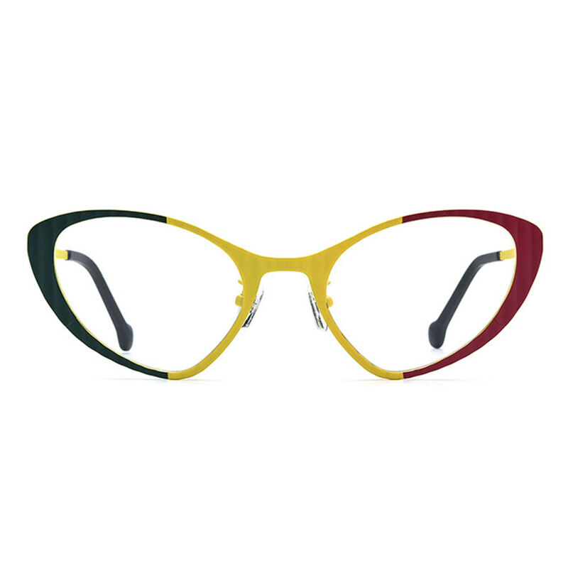Washingto Cat Eye Yellow Glasses