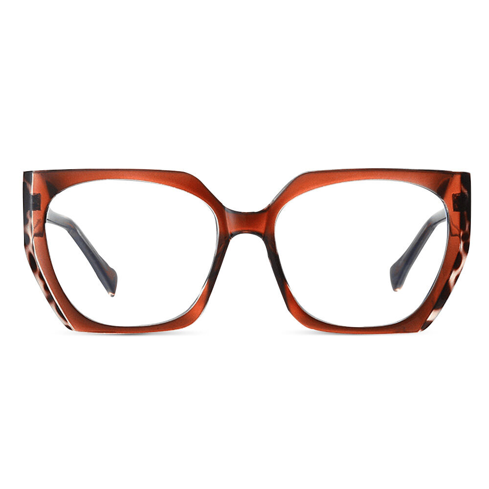 Sophy Cat Eye Brown Glasses