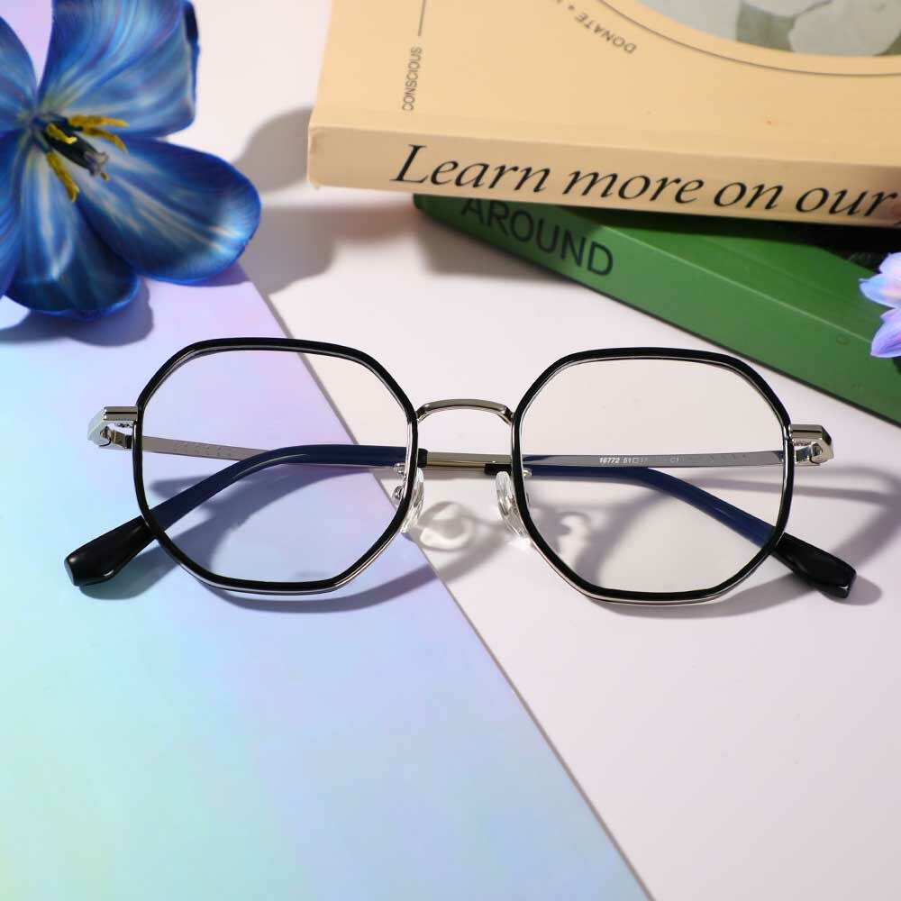 Christ Geometrisch Schwarz Brille