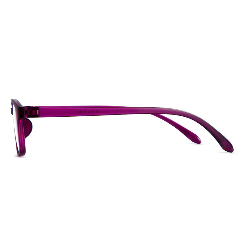 Marine Rectangle Purple Glasses