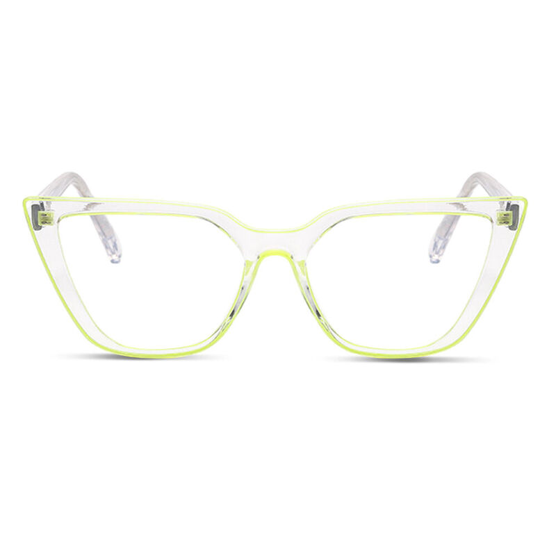 Elsa Cat Eye Yellow Glasses