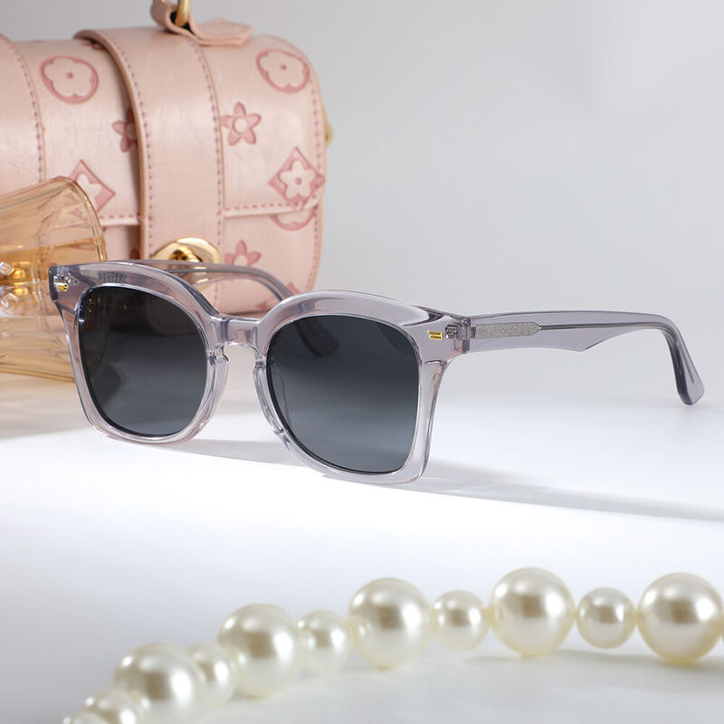 Nelly Butterfly Grey Sunglasses