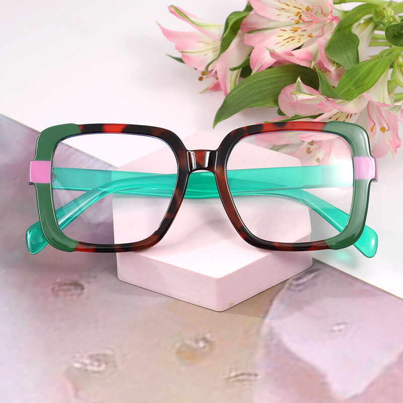 Biss Square Tortoise Glasses