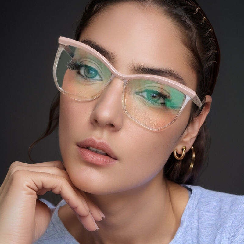 Curme Cat Eye Brown Glasses