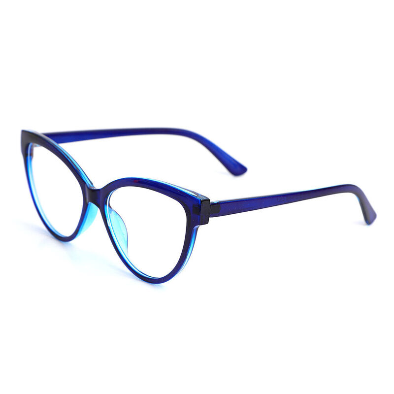 Anthone Cat Eye Blue Glasses