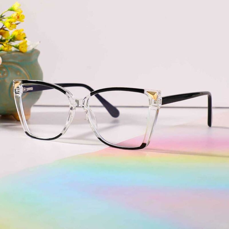 Burke Cat Eye Schwarze Brille