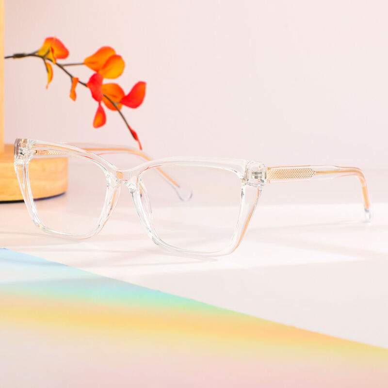 Marian Cat Eye Clear Glasses
