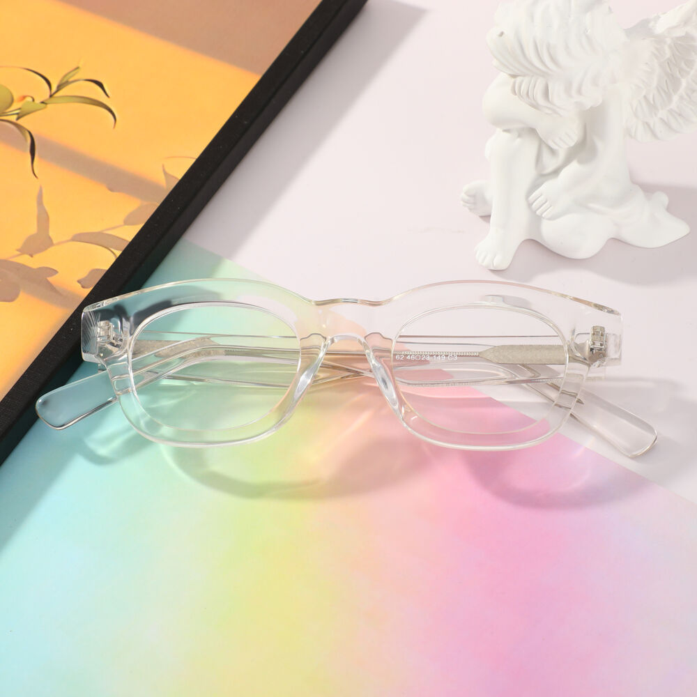 Motley Square Clear Glasses