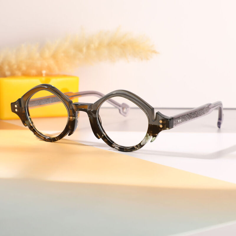 Beaufort Runde Graue Brille
