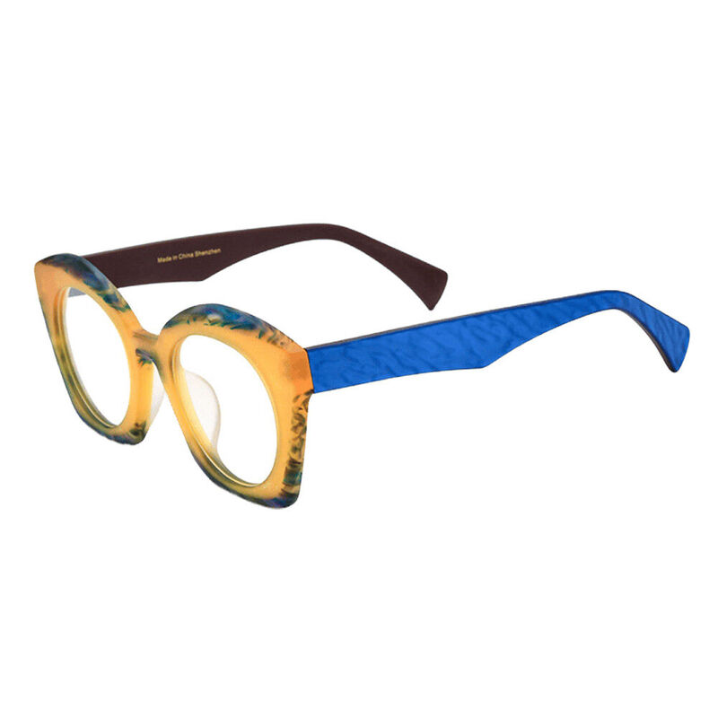 Faithe Cat Eye Orange Brille