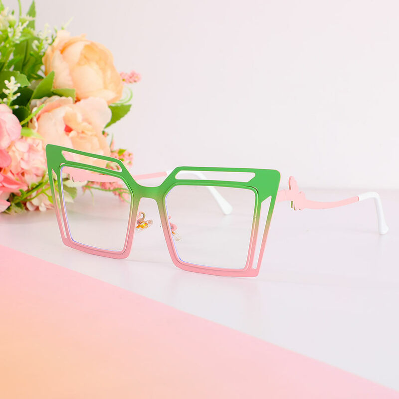Trevelyan Cat Eye Green Glasses