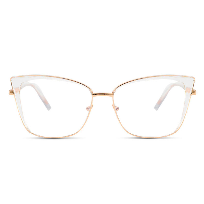 Clement Cat Eye Clear Glasses