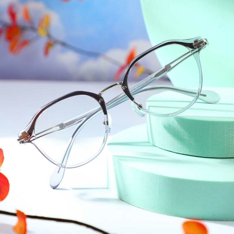 Moira Round Grey Glasses