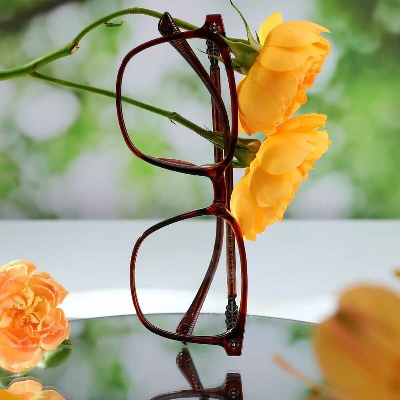 Cornelius Square Brown Glasses
