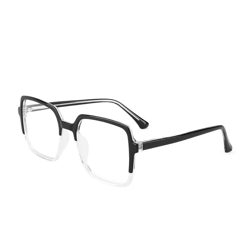 Obsessed Geometric Black Glasses 