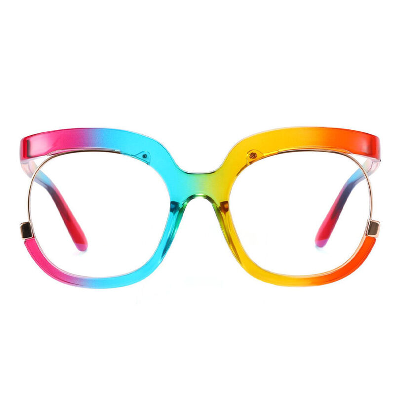 Hazel Round Rainbow Glasses