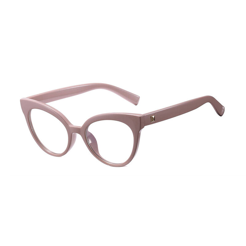 Retro Cat Eye Pink Glasses