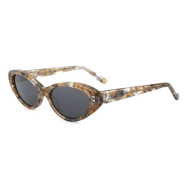 Aretha Oval Floral Sunglasses