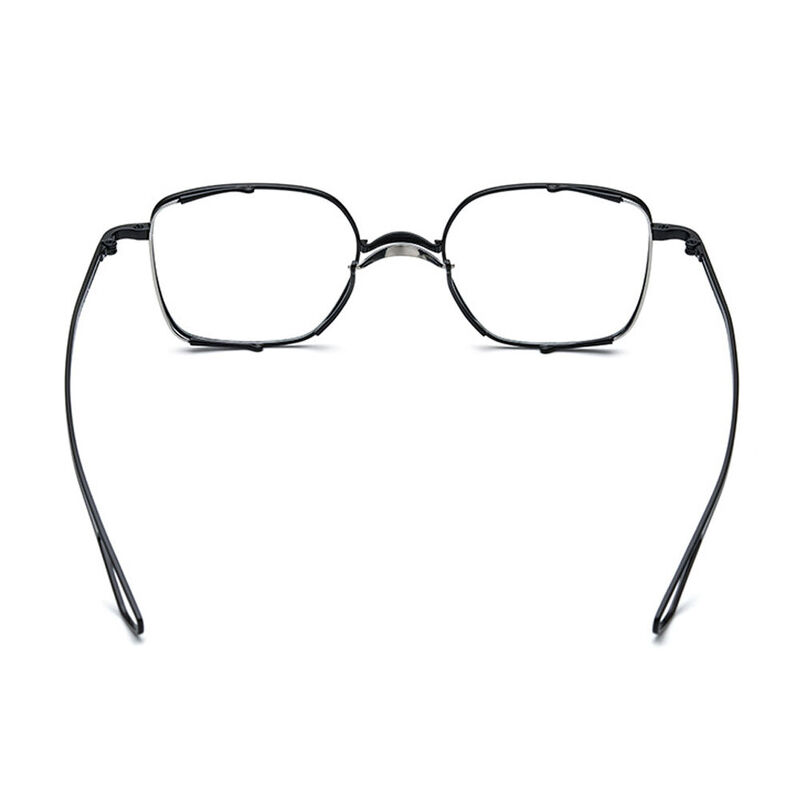 Zavier Square Black Glasses