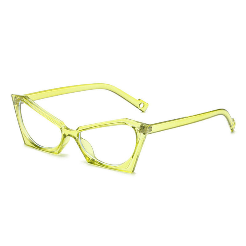 Alvon Cat Eye Green Glasses