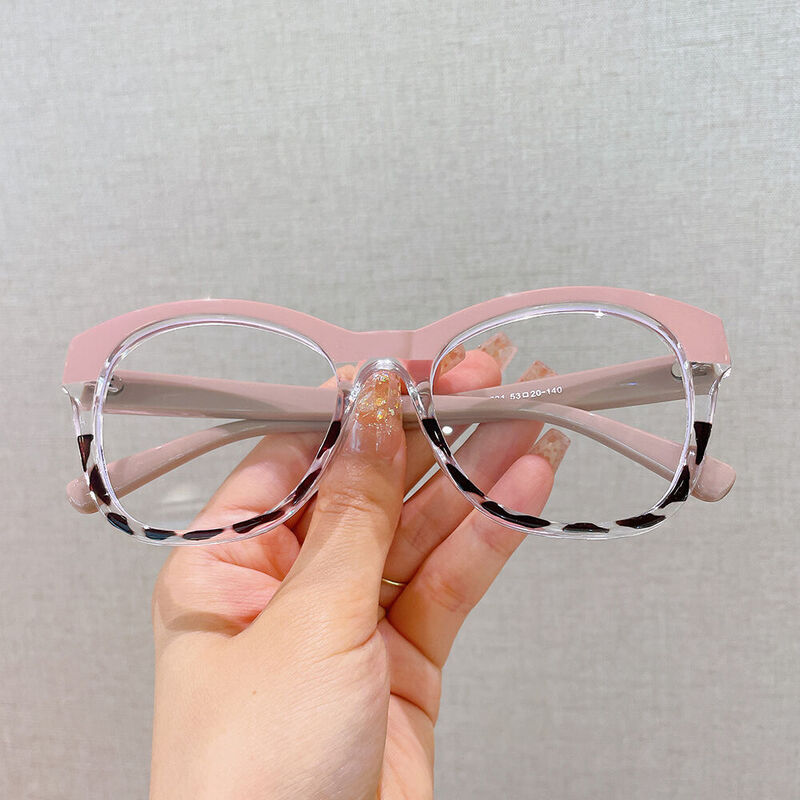 Lenee Cat Eye Brown Glasses