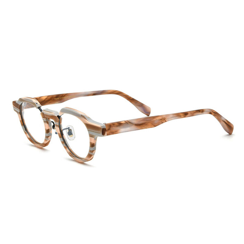 Juliet Geometric Yellow Glasses