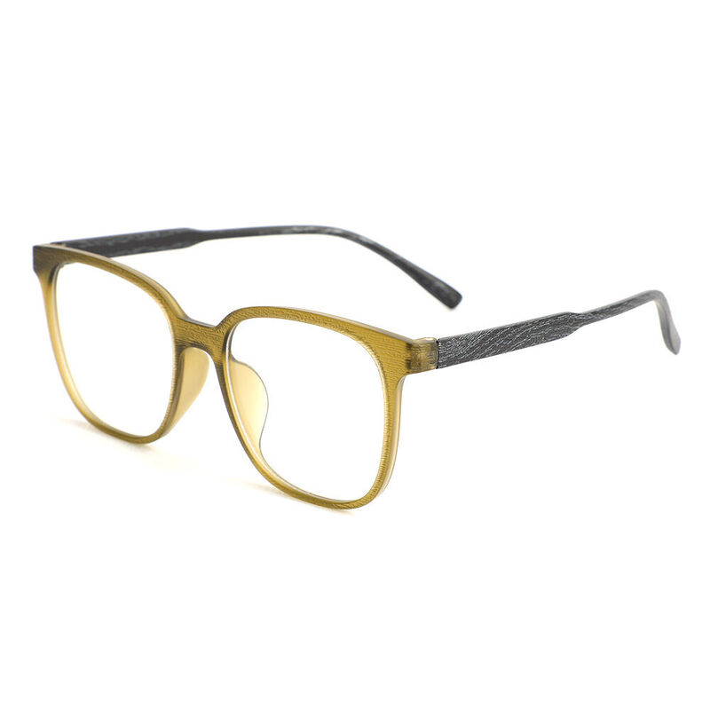 Candice Quadratische Grüne Brille
