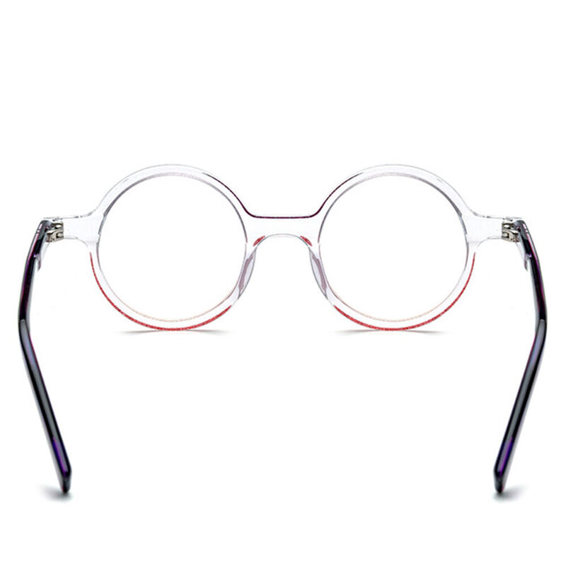 Colley Round Purple Glasses