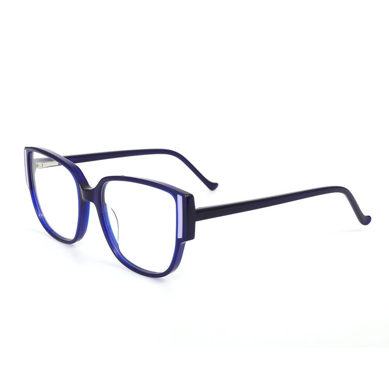 Winni Cat Eye Blue Glasses