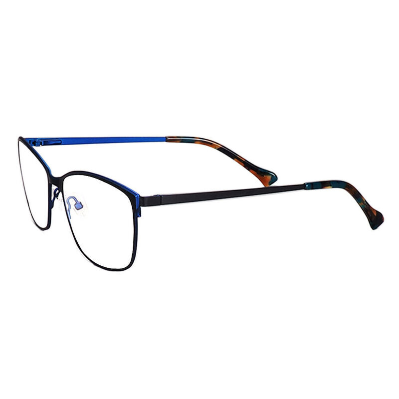 Hugee Square Blue Glasses