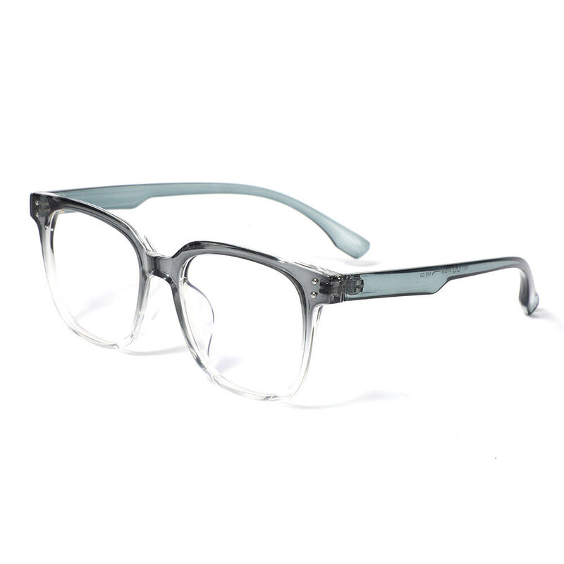 Sebastia Square Blue Glasses
