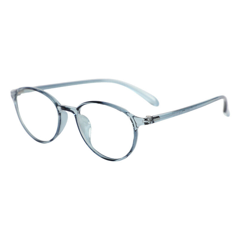 Jill Round Blue Glasses