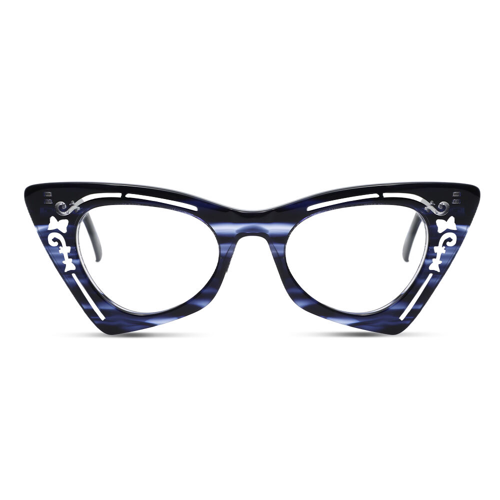 Lunettes de Vue Aldrida Cat Eye Bleu