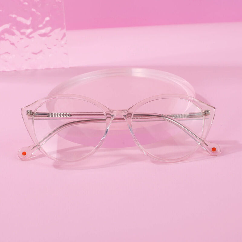 Cutie Butterfly Transparent Glasses