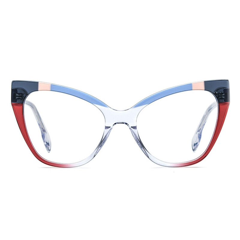 Morley Cat Eye Red Glasses