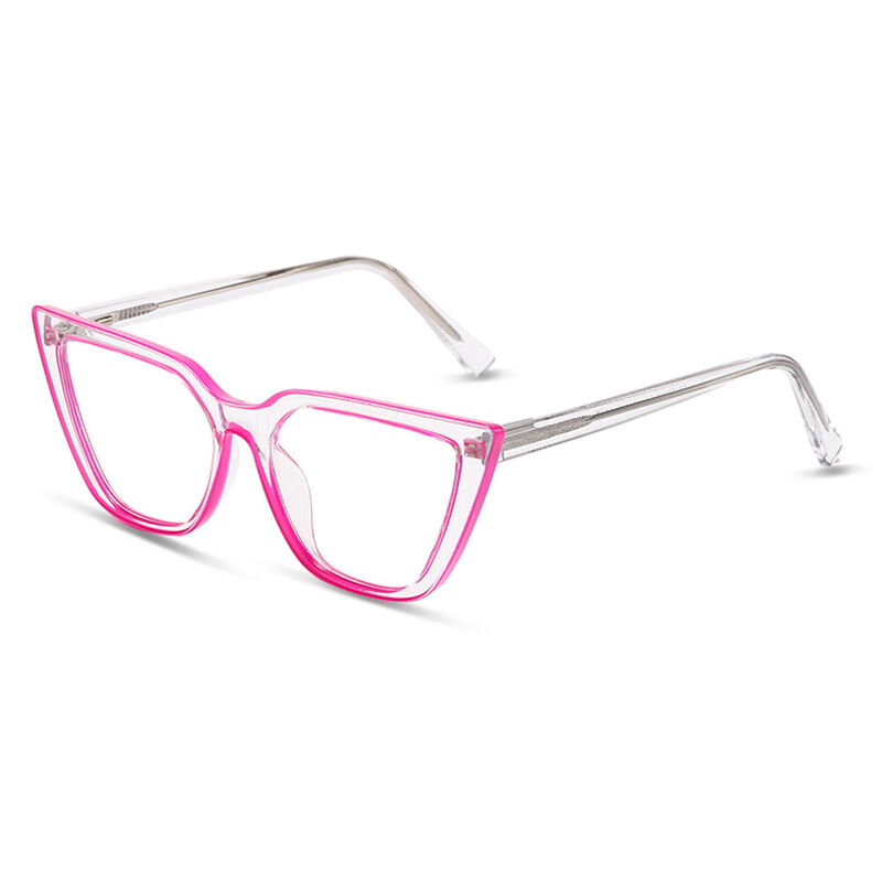 Elsa Cat Eye Pink Glasses