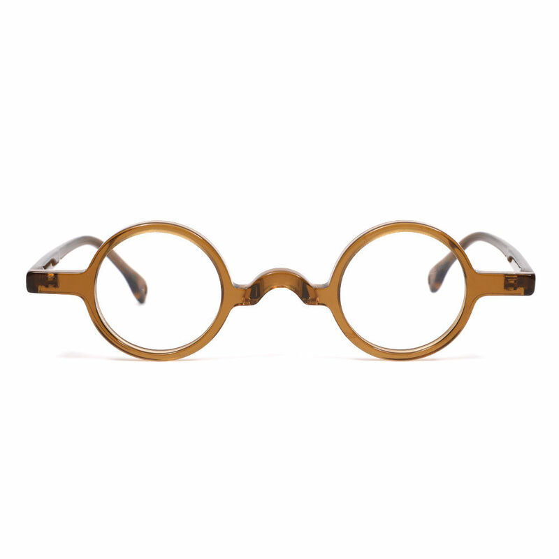 Odeliat Round Brown Glasses