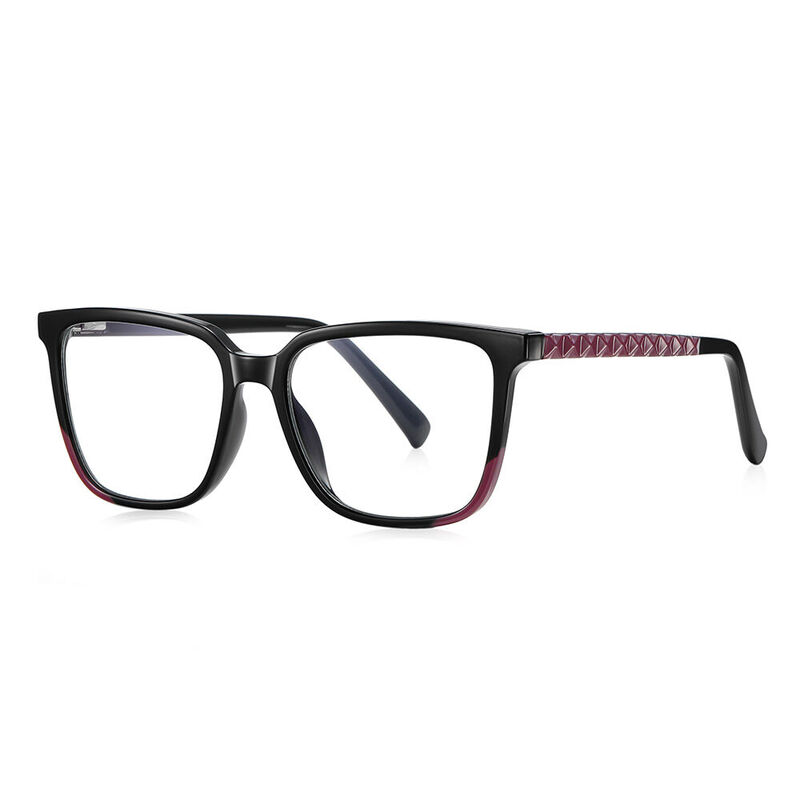 Macaula Square Black Glasses