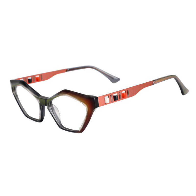 Darcy Cat Eye Braune Brille