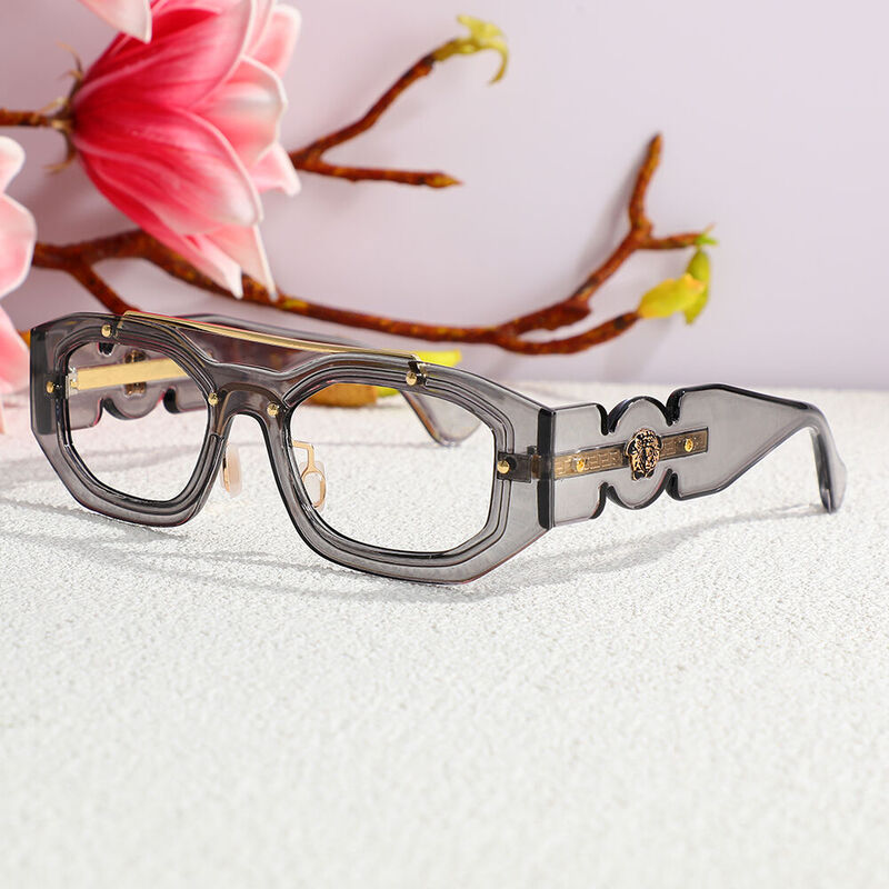 Norah Aviator Grey Glasses